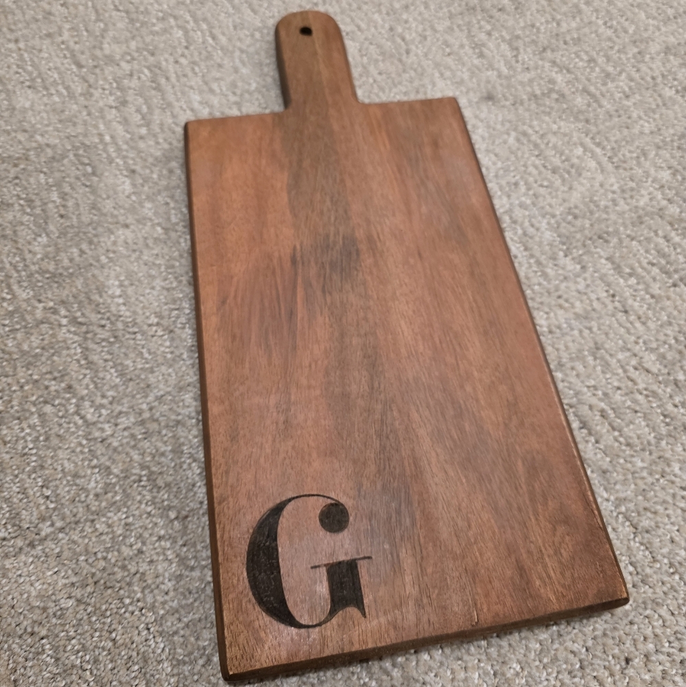 Pottery Barn Initial Serving Board
